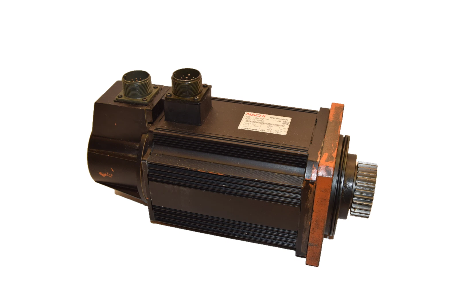 Used Nachi AC Servo Motor MDM212H1V 2.1KW 2000RPM 9.8 NM