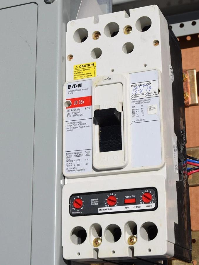 EATON Cutler-Hammer Power-R-Line C Panelboard Assy for PRL4b 415/240v 3ph 4w NEW