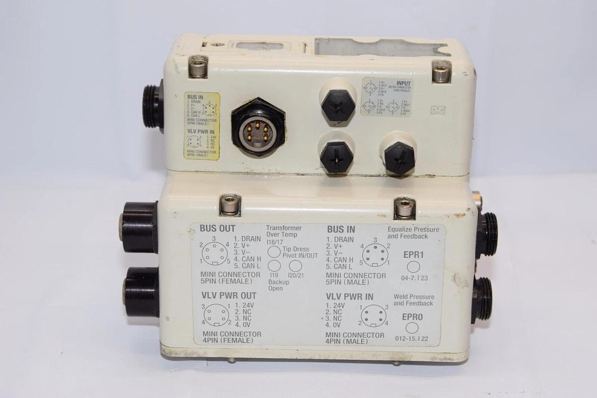 Used SMC EX230-SDN1 Devicenet Interface Module EX230-CB1 Valve Connector Box 24Vdc