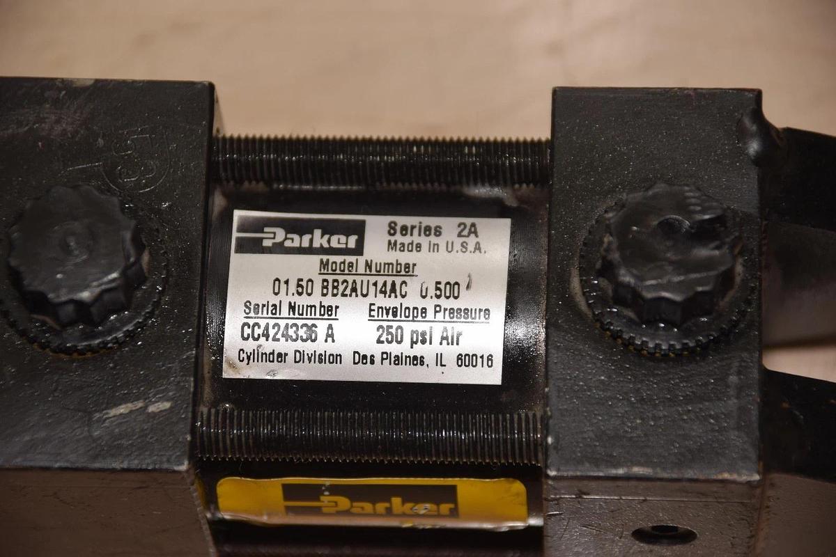 (New) Parker 2A, pneumatic Cylinder  01.50-BB2AU14AC-0.500, BB2AU14AC