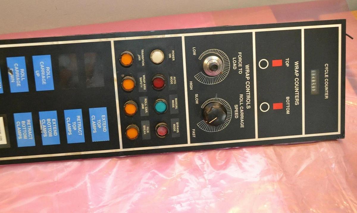 Used LONTECH Auto Stretch Wrapper Front Panel Board