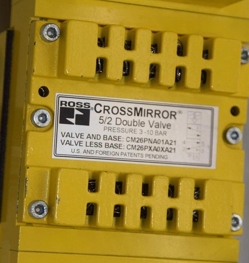 (NEW) ROSS CM26PNA01A21 / CM26PXA0A21 3-10 Bar Cross Mirror 5/2 Double Valve