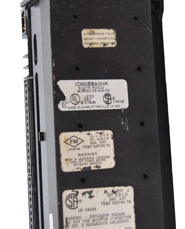 Used GE FANUC IC660EBA024K Electronic Module For I/O Block