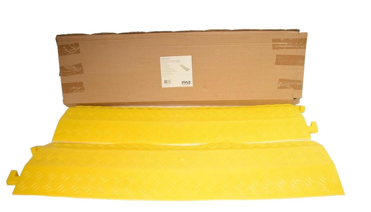 (NEW - Lot of 2) PYLE PCBLCO22 , PCBLC022 36" Cable Protective Cover Ramp