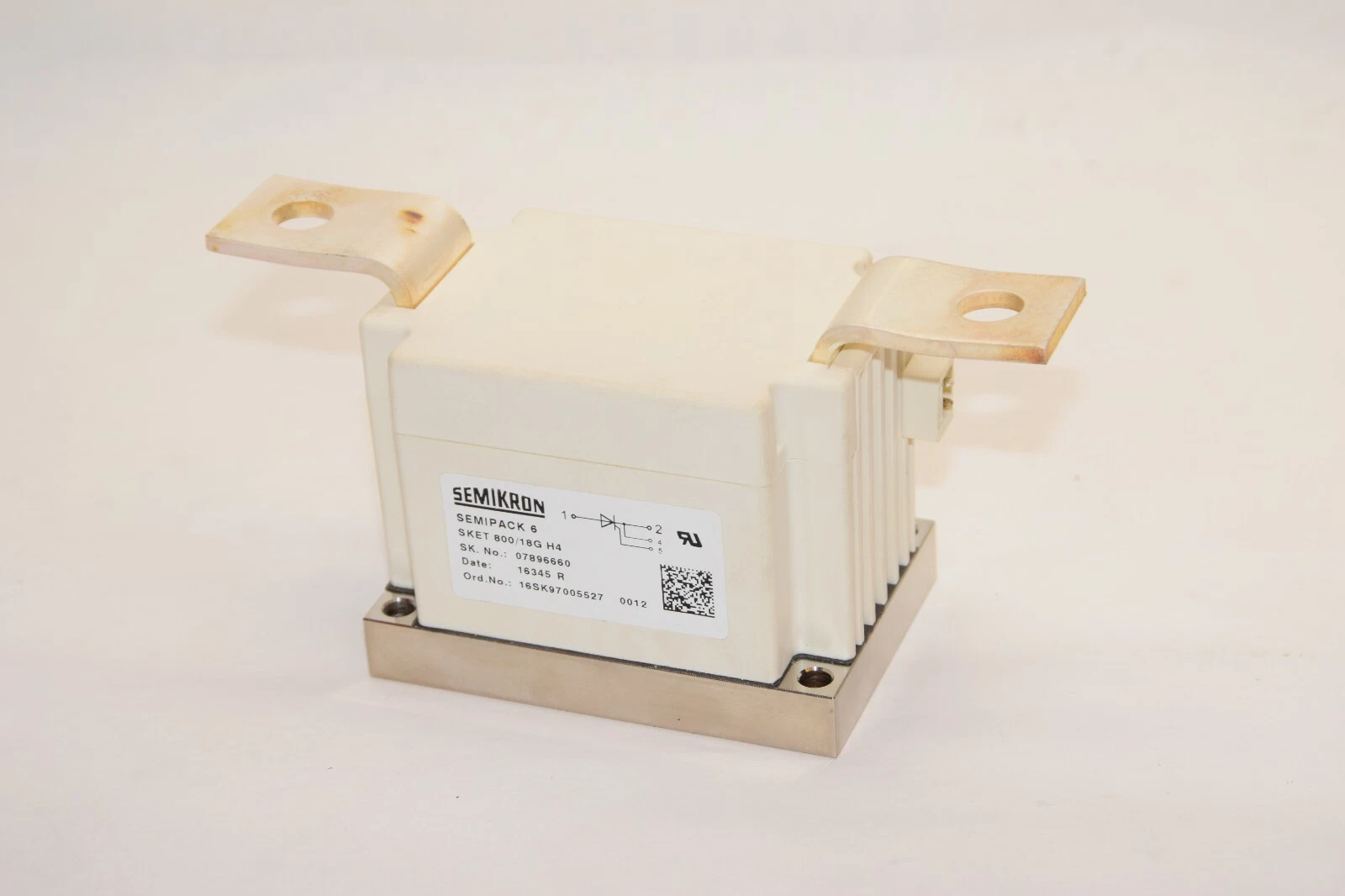 (NEW) SEMIKRON SKET 800/18G H4 80018GH4 Semipack 6 Thyristor Module