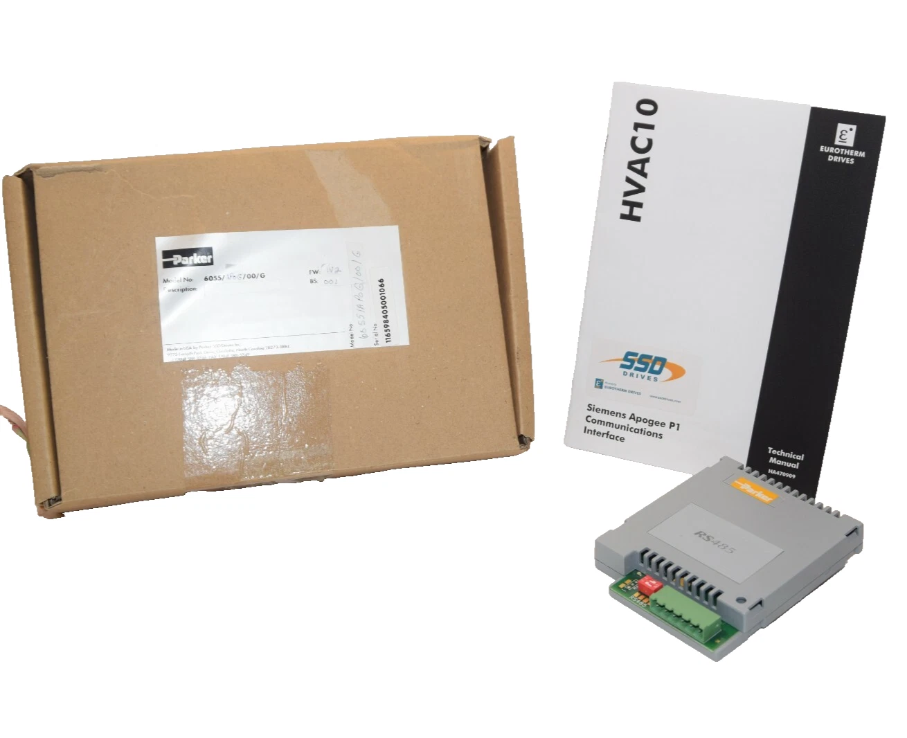 PARKER EUROTHERM SSD Siemens Comm Interface HVAC10 6055/APOG/00 6055/APOG/00/G