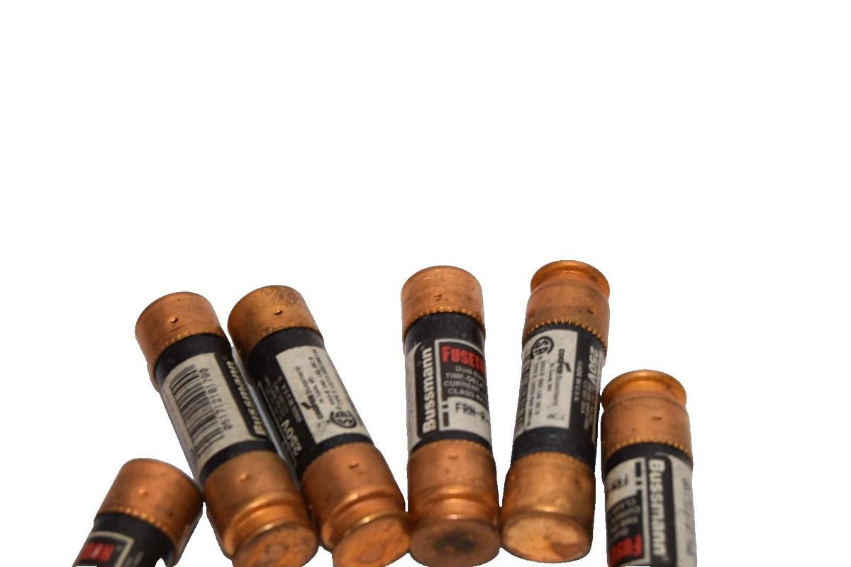 Fusetron FRN-R-45 , FRNR45 45A Amp Time Delay Fuse (New - Lot of 6)