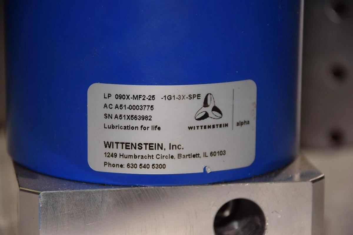 Used WITTENSTEIN LPB 090X-MF2-25-1G1-3X-SPE PLANETARY GEAR UNIT