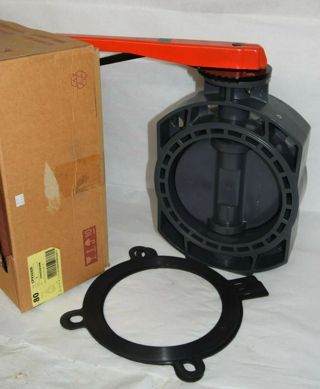 (NEW) CEPEX Hayward CPX22426 10" EPDM Butterfly Valve PVC-U