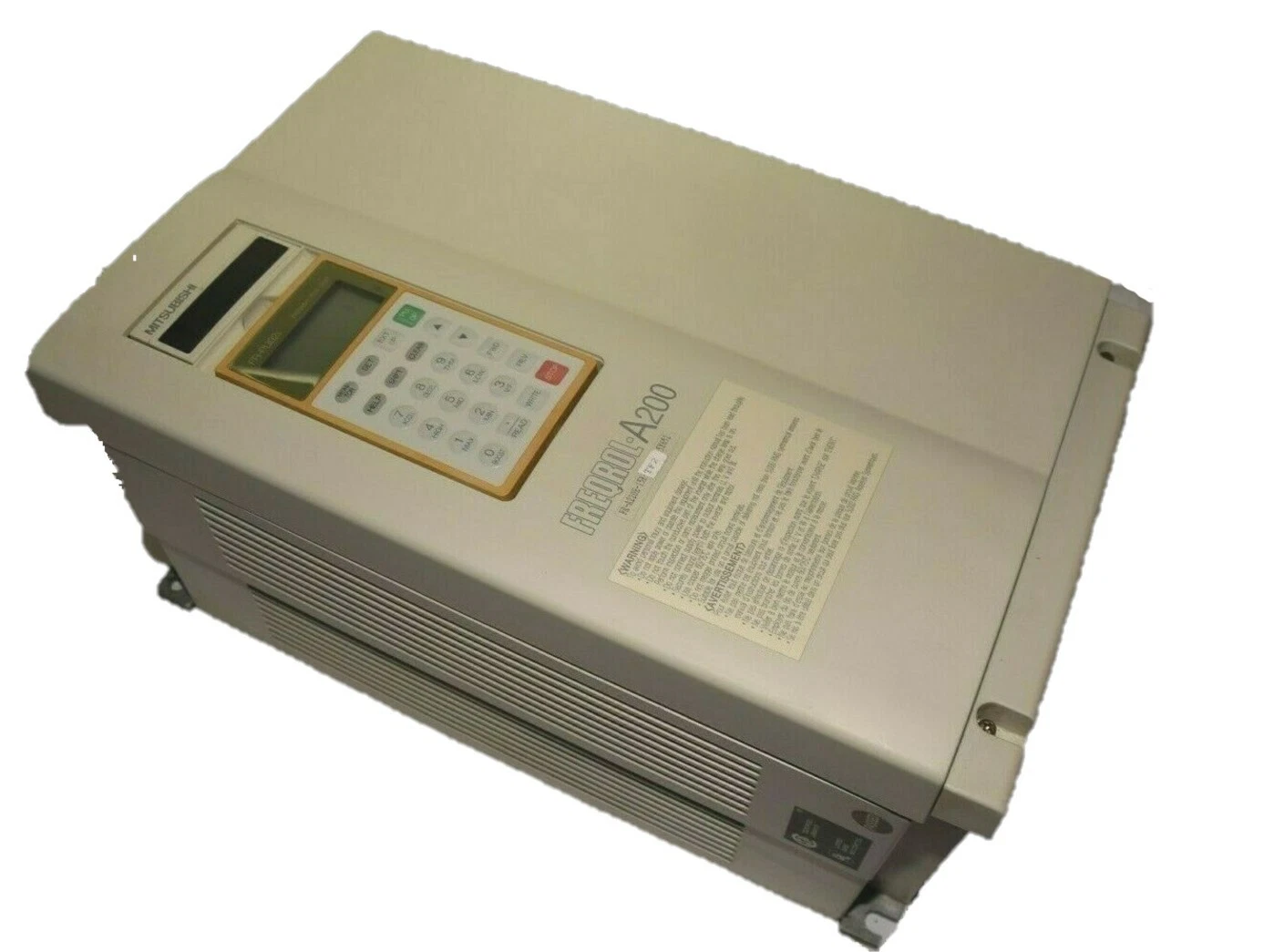 Used Mitsubishi FR-A220E-15K-UL 20HP Freqrol A200 Inverter Drive FR-A220-15K-TF2
