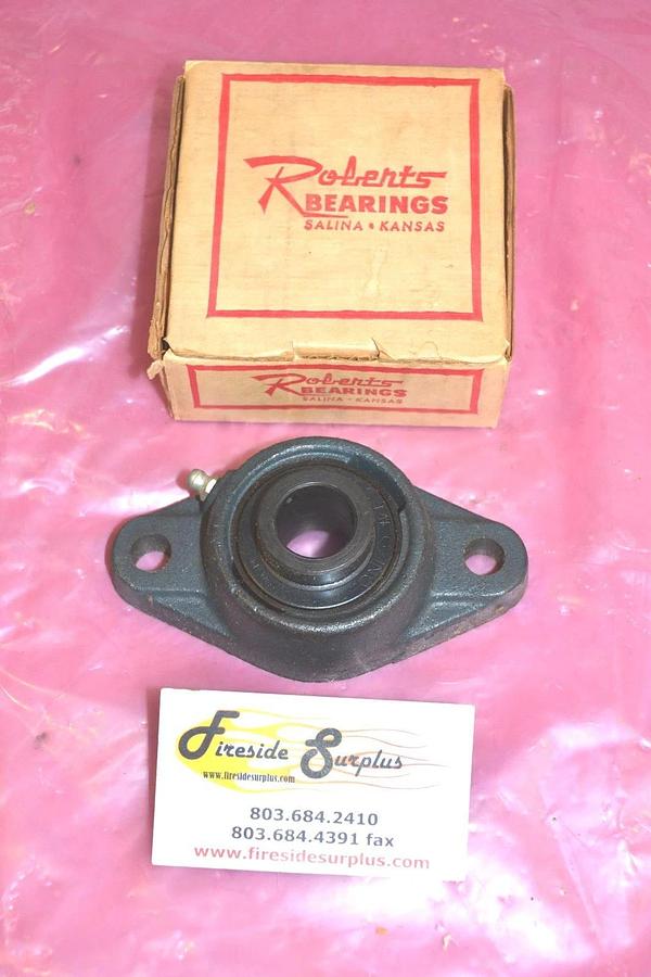 (New) ROBERTS BEARINGS BALL BEARING FLANGE 7/8" RTS-14  RTS 14  RTS14  7/8 in