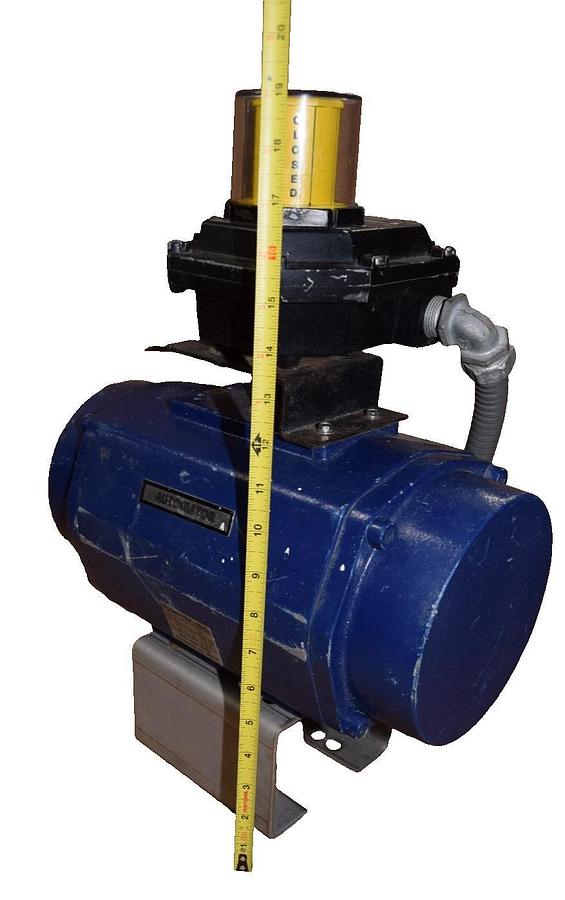 Used Flow-Tek Inc SR , SR-DA 120psi Automator , Actuator w/ Valve Position Indicator