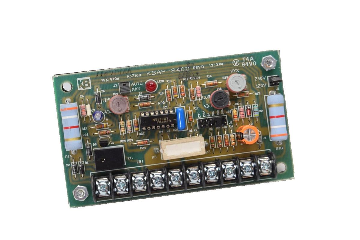 Used KB Electronics  Overload Protector Circuit Board KBAP-240D Rev D