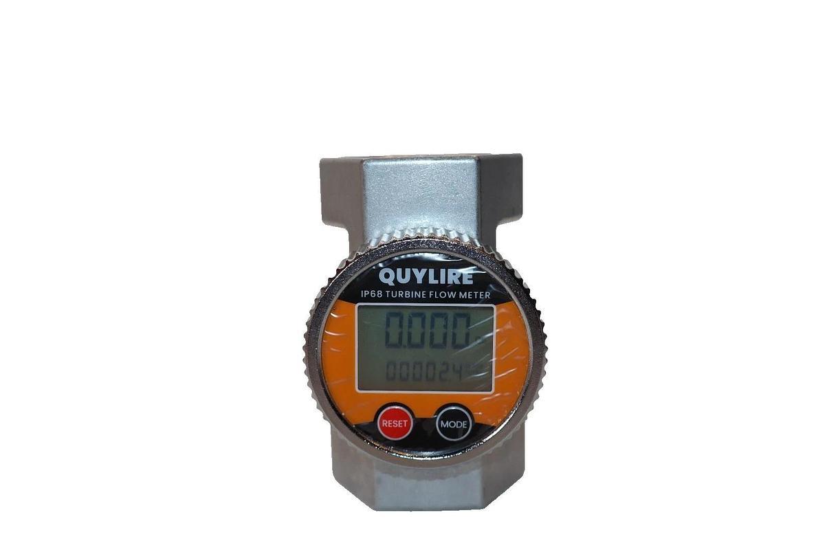 Quylire Digital Turbine 2.5" Flow Meter FT65 IP68 X004ZIYC2L (New)