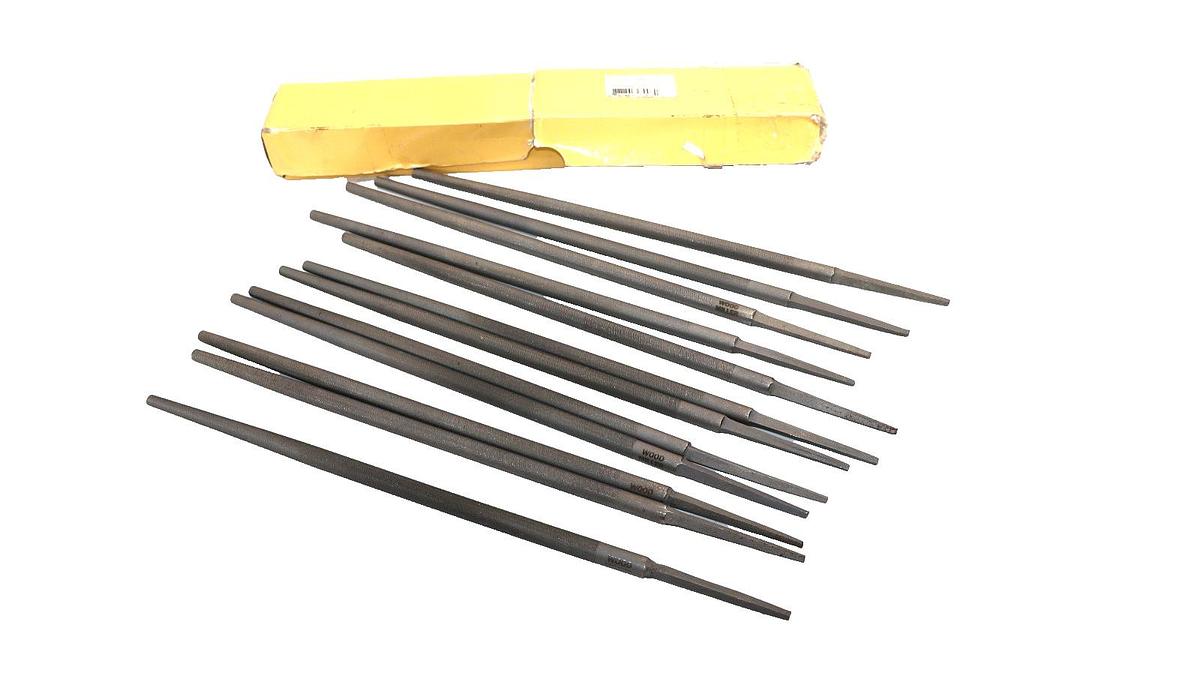 Wood / Miller DIC12084 10" Round Smooth File (New - Box of 12)