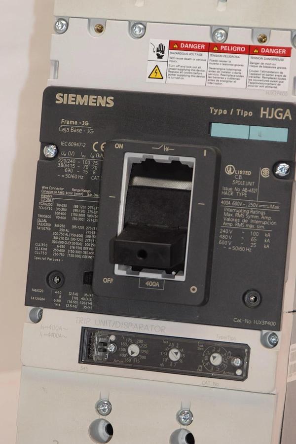 SIEMENS 3VL4140-2GE33-0AA0 Breaker 400 Amp 400A A  HJX3P400 HJGA