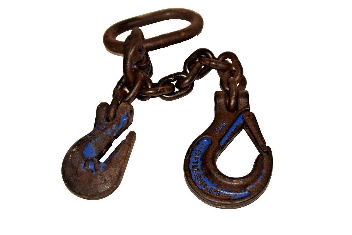 Used Cartec 5/8" CBX16 16-10 CLX16 5/8" Chain Lifting Sling 1" Master Link M-1613-10