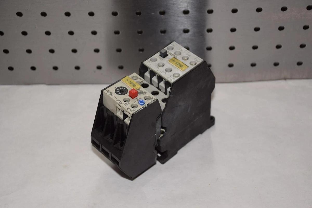 Used Siemens Starter 3TB42  3UA52 00-1J Range: 6.3-10A  220V coil