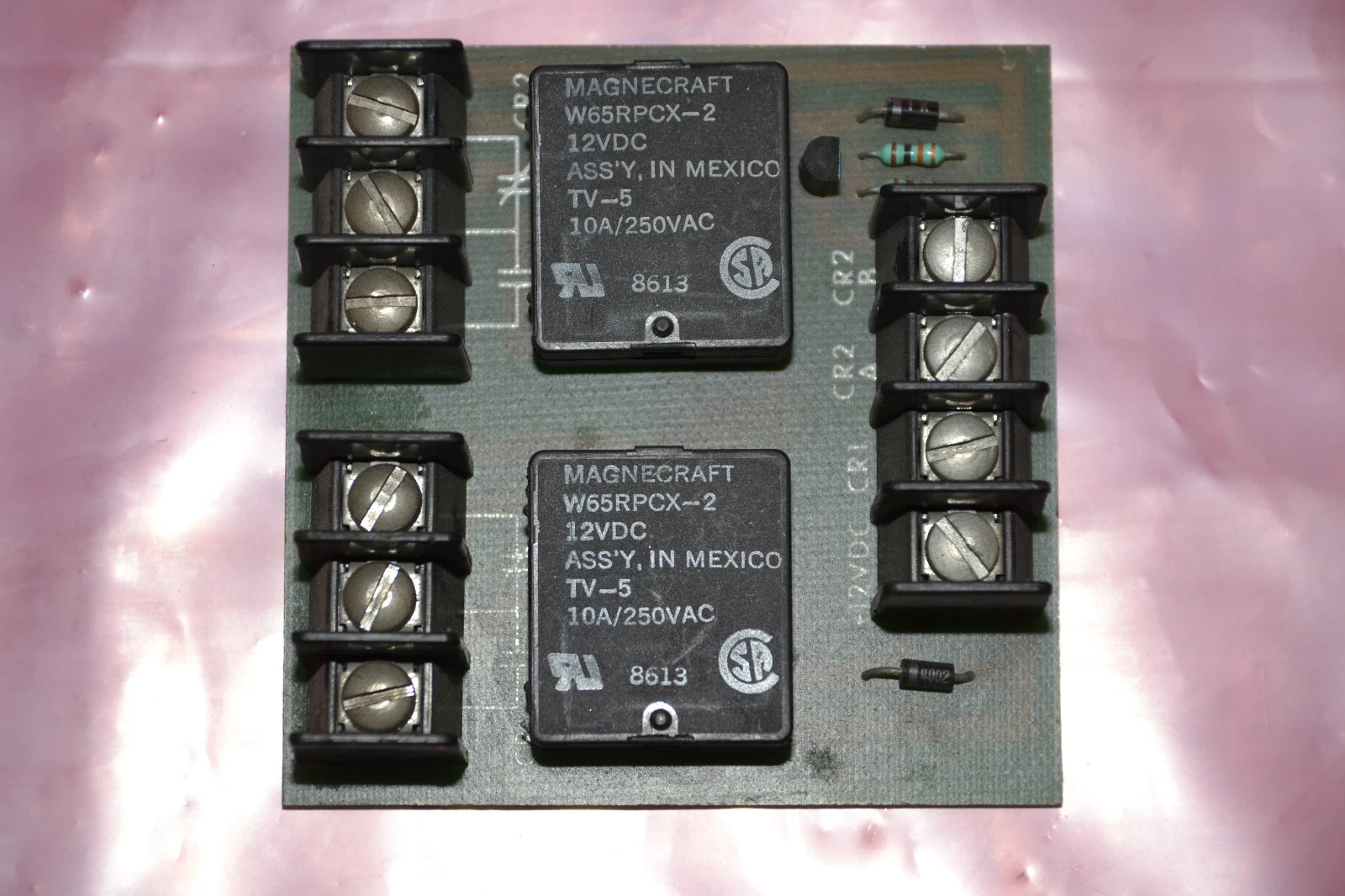 Used K-TRON CORP ALARM RELAY 9191-00004-A 9191 00004 A 919100004A CARD