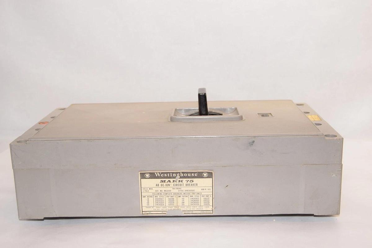 Used WESTINGHOUSE HK3225F 225Amp 3P 600Vac Mark75 AB D-Ion Circuit Breaker