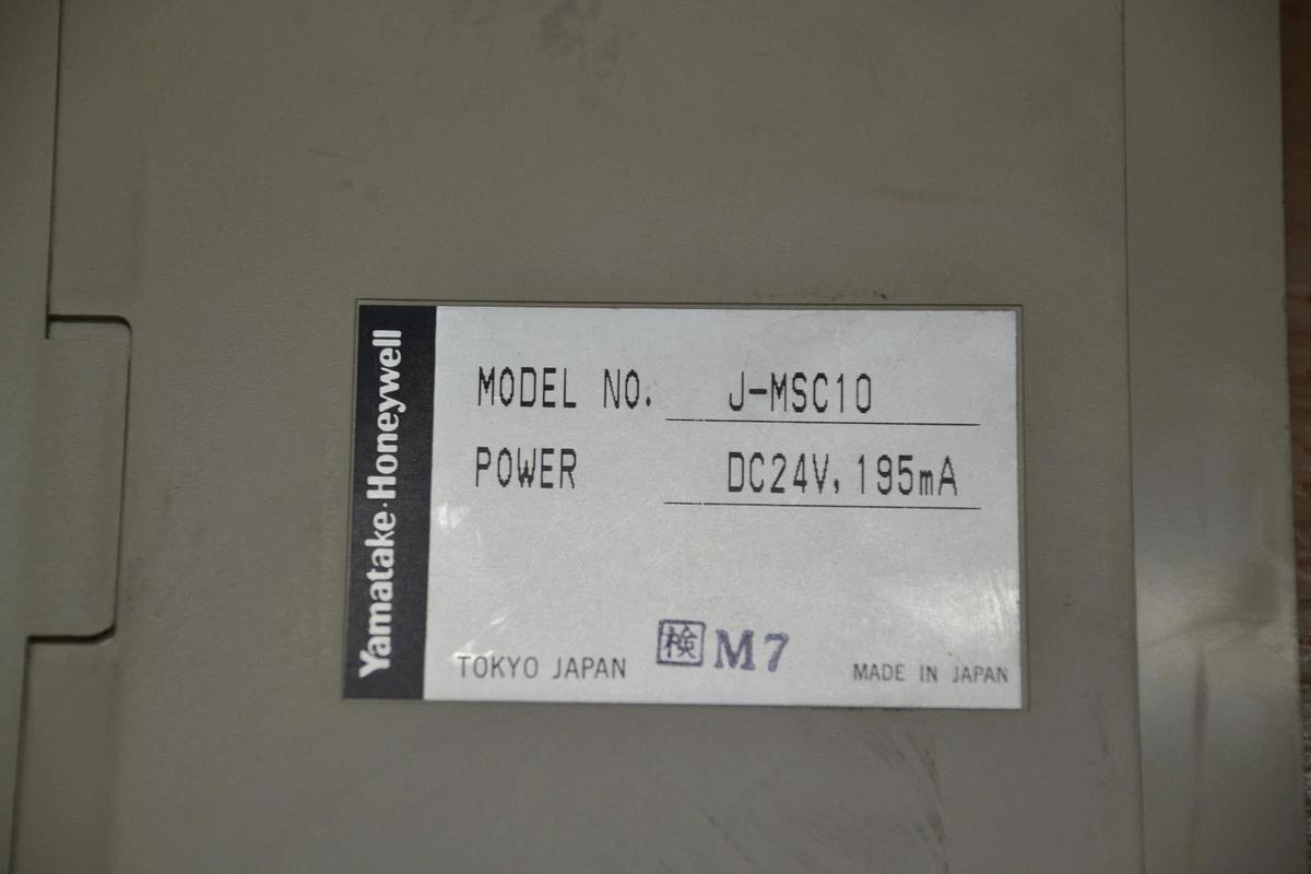 Used HONEYWELL / YAMATAKE J-MSC10 MSC10 CONTROL MODULE I/O MODULE