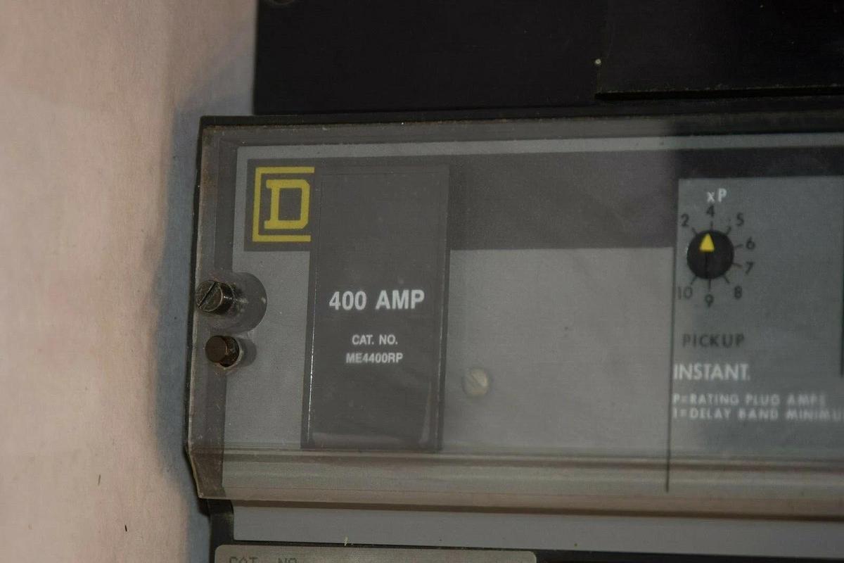 Used SQUARE D I-LINE ME436LI 400A 400 Amp A 600V CIRCUIT BREAKER 400A Trip ME4400RP