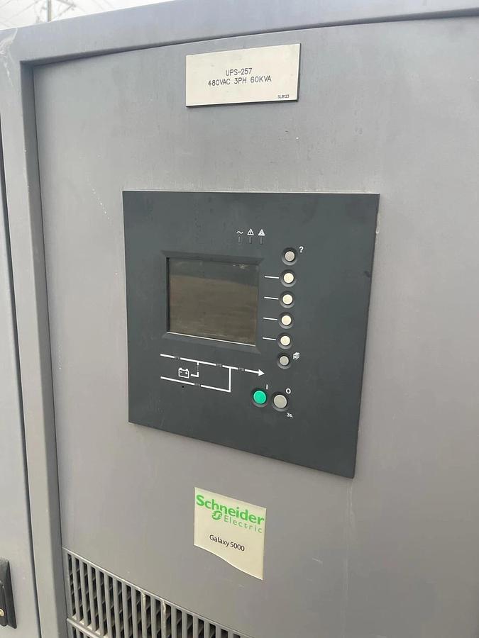 Used Schneider APC Galaxy 5000 UPS, Power Supply, 60kva, 72-174001-00 72-174052-10