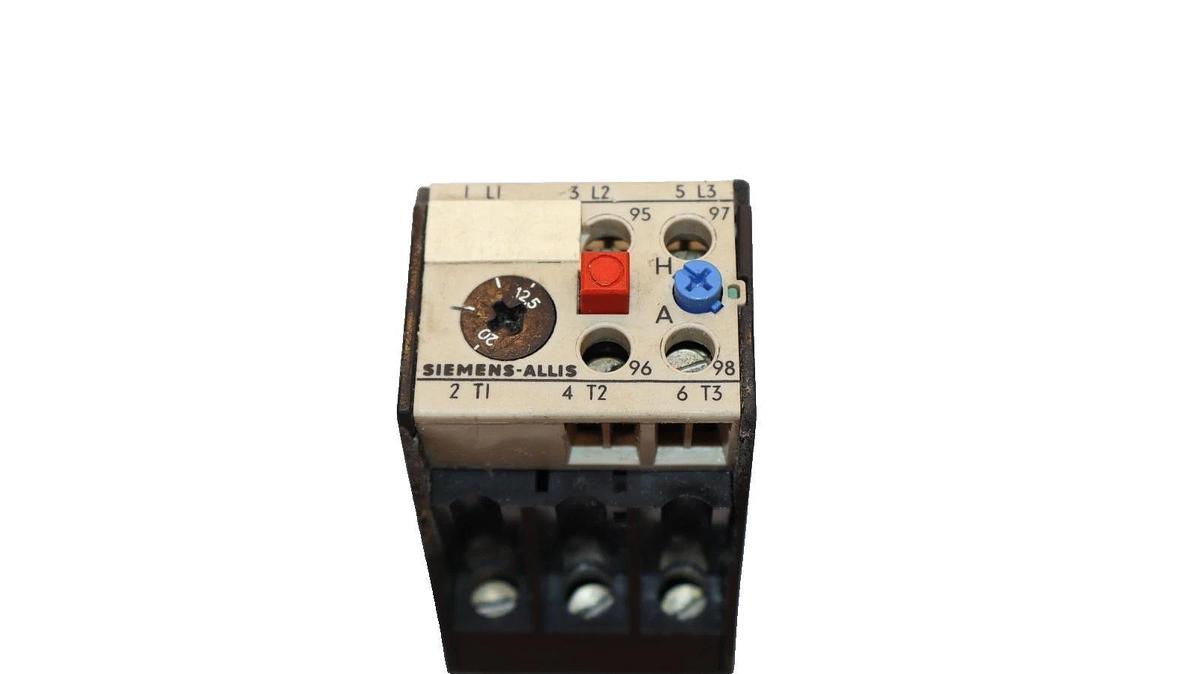 Used Siemens Allis Overload Relay OLR 2000 OLR2000 12.5-20A Amp