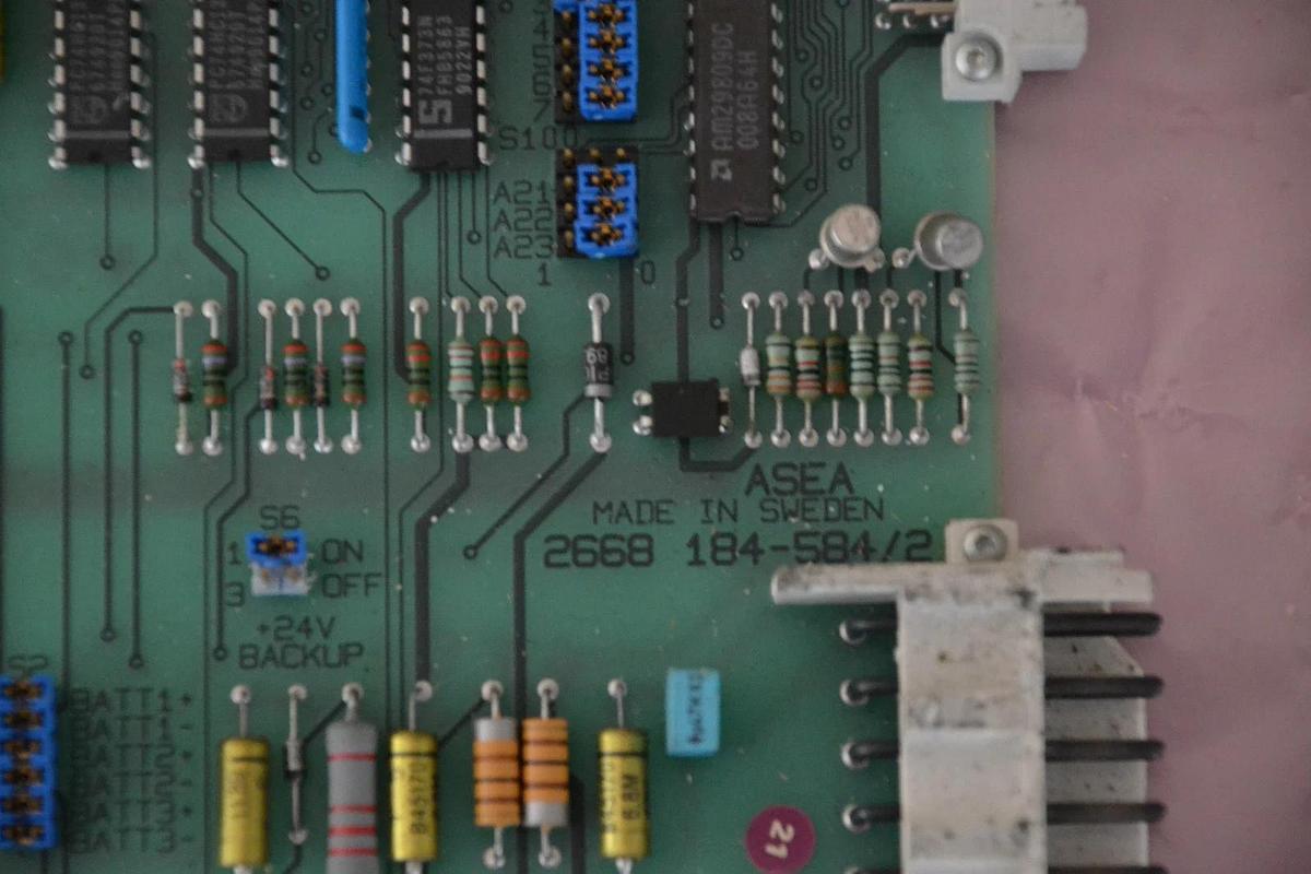 Used ABB ASEA CIRCUIT BOARD CARD DSMB127 DSMB 127 OJ 57360001-HG/2 2668 184-584/2