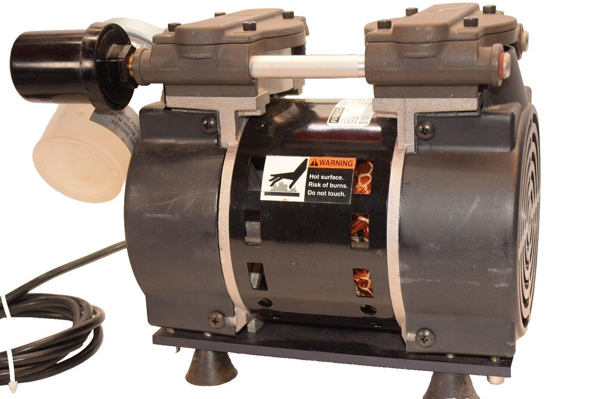 Used Gast 71R645-V114-D303X Piston Pump Fasco Motor 7124-1199 115v 1/3hp Pond Aerator