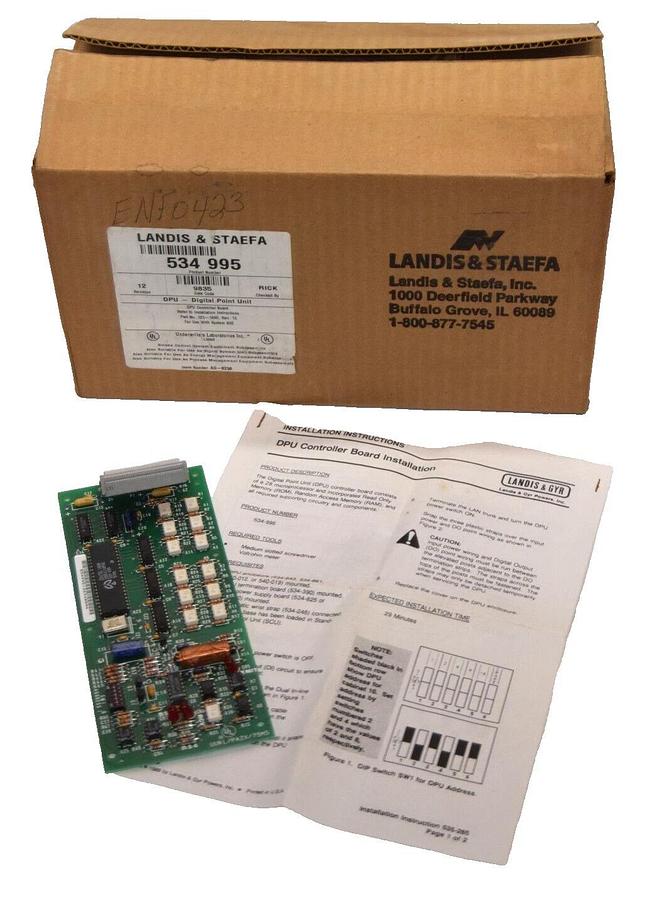 (NEW) LANDIS & STAEFA 534 995 , UUKL/PAZX/75M5  Rev 12 DPU Digital Point Unit