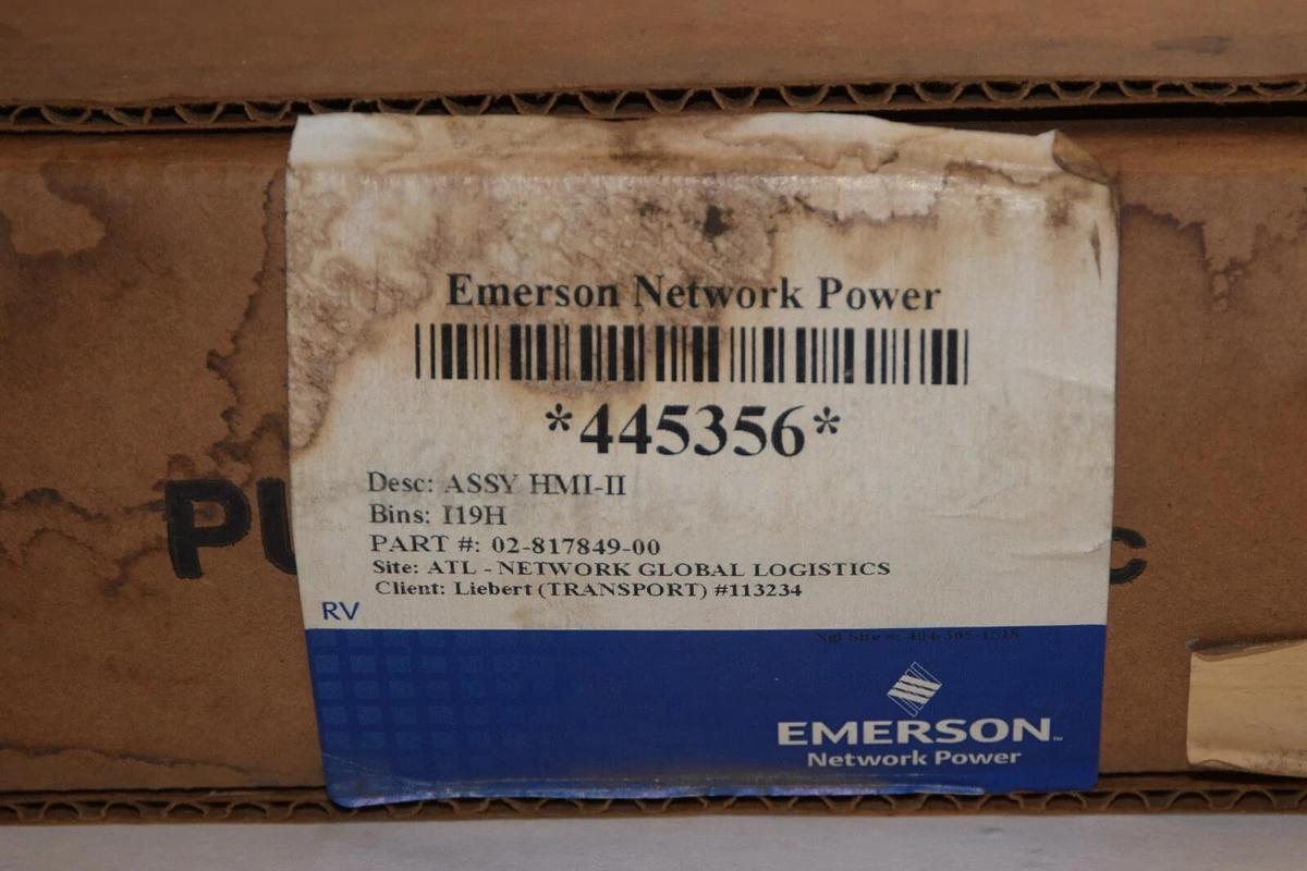 (NEW) EMERSON / LIEBERT 02-817849-00 Rev 17 02-806802-00 Rev 5 HMI-II Assy Board