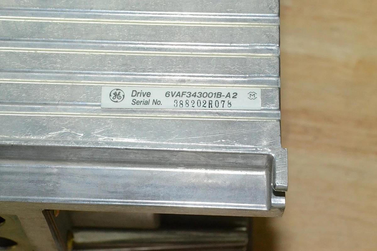 Used GE AF 300B DRIVE 6VAF343001 B A2 1HP OUTPUT 460V 2.5AMPS 3 PH  6VAF343001B A2
