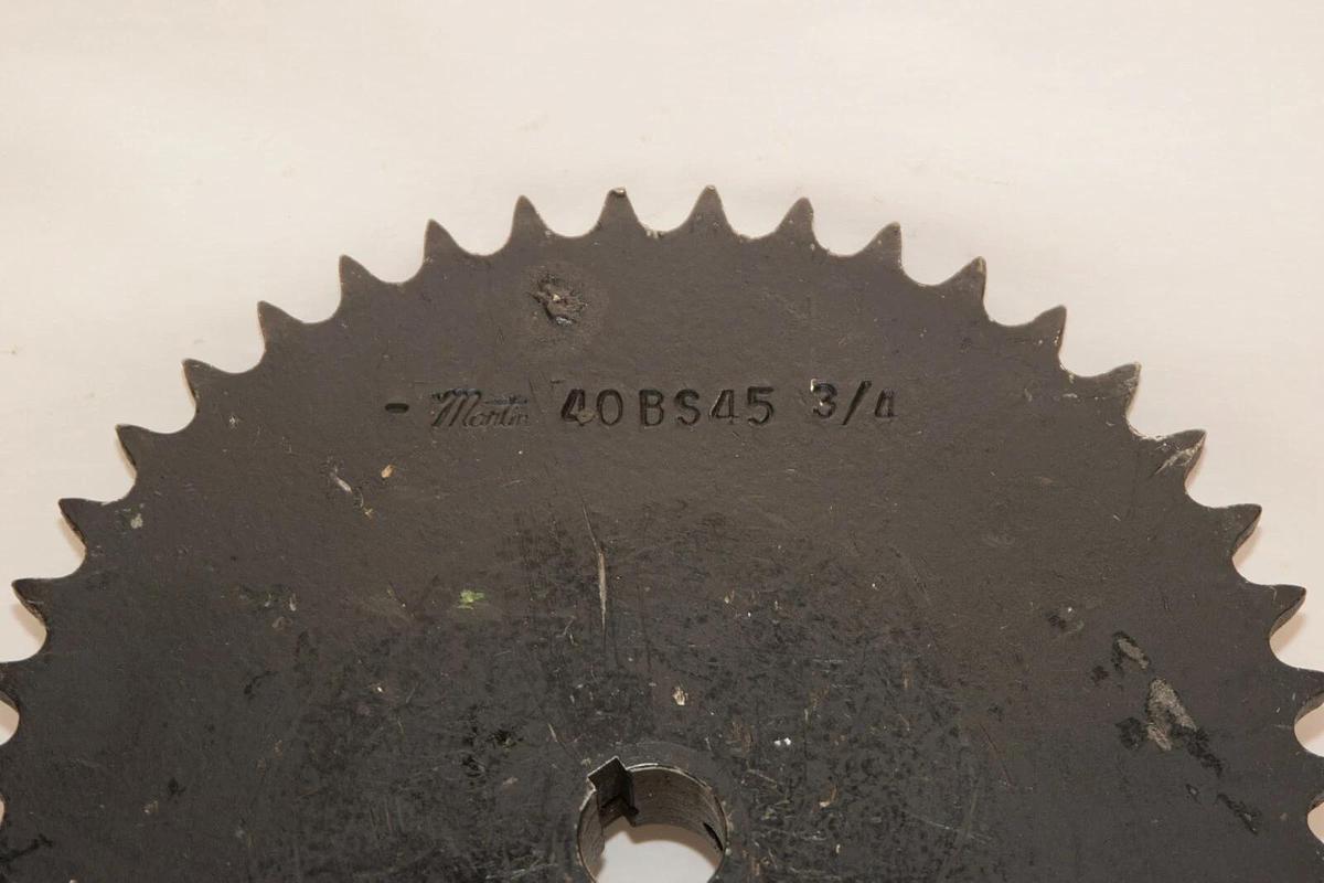 (NEW) MARTIN 40BS45 3/4" Bore 45 Teeth Sprocket