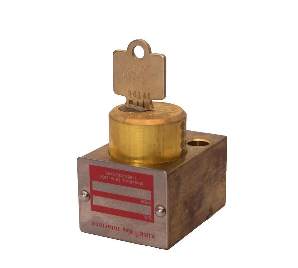 Used KIRK Key Interlock Lock With Key Included (Used)