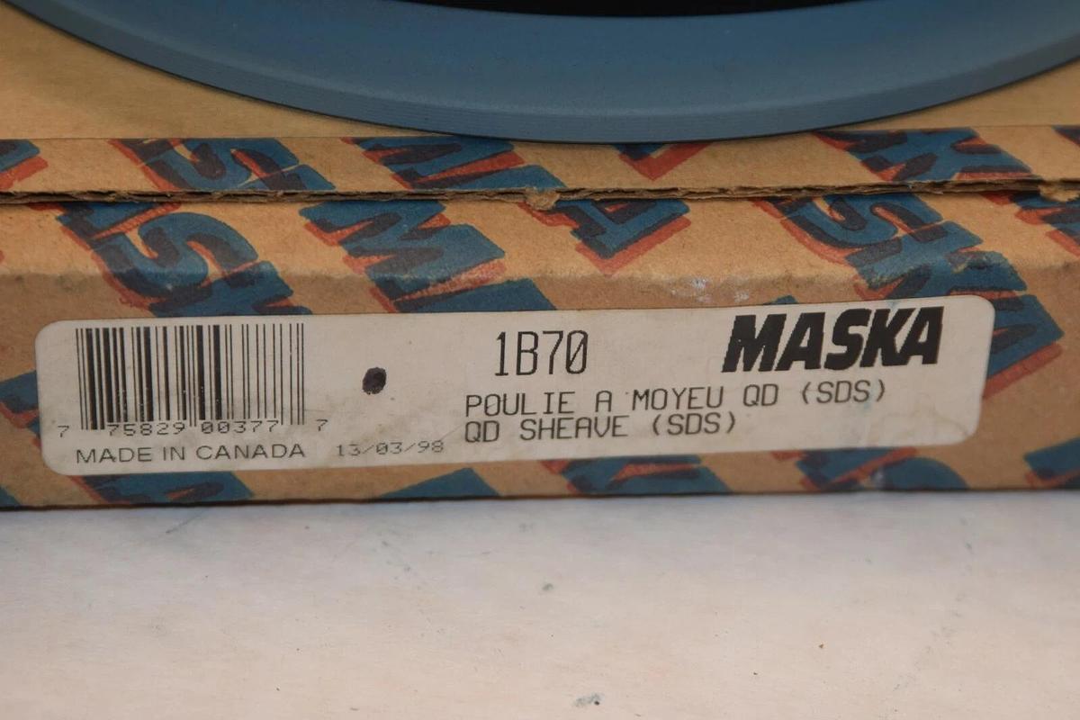 (NEW) MASKA 1B70 QD (SDS) Bushing Sheave