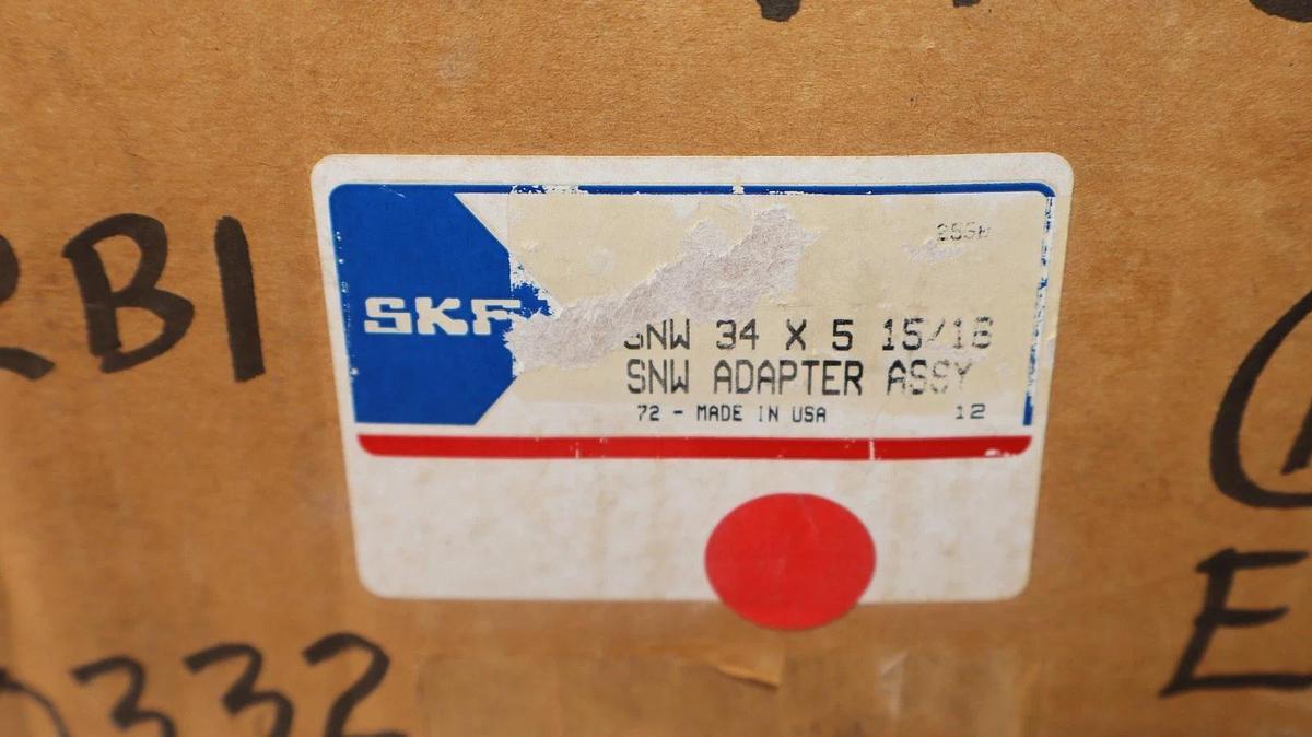 Used SKF SNW 34 x 5 15/16 , SNW-34x5-15/16  AN-34 Adapter Sleeve Assembly