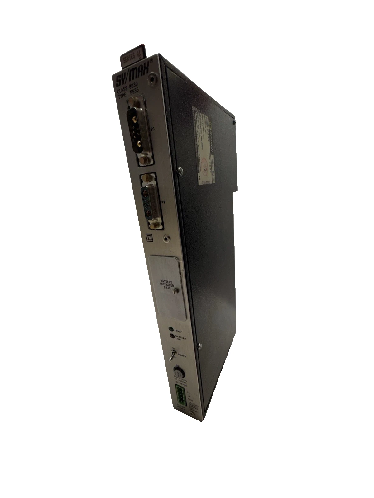 Refurbished SQUARE D SY/MAX CLASS 8030 Type PS35 Power Supply 8030, PS 35, PS35 PS-35 Ser A1