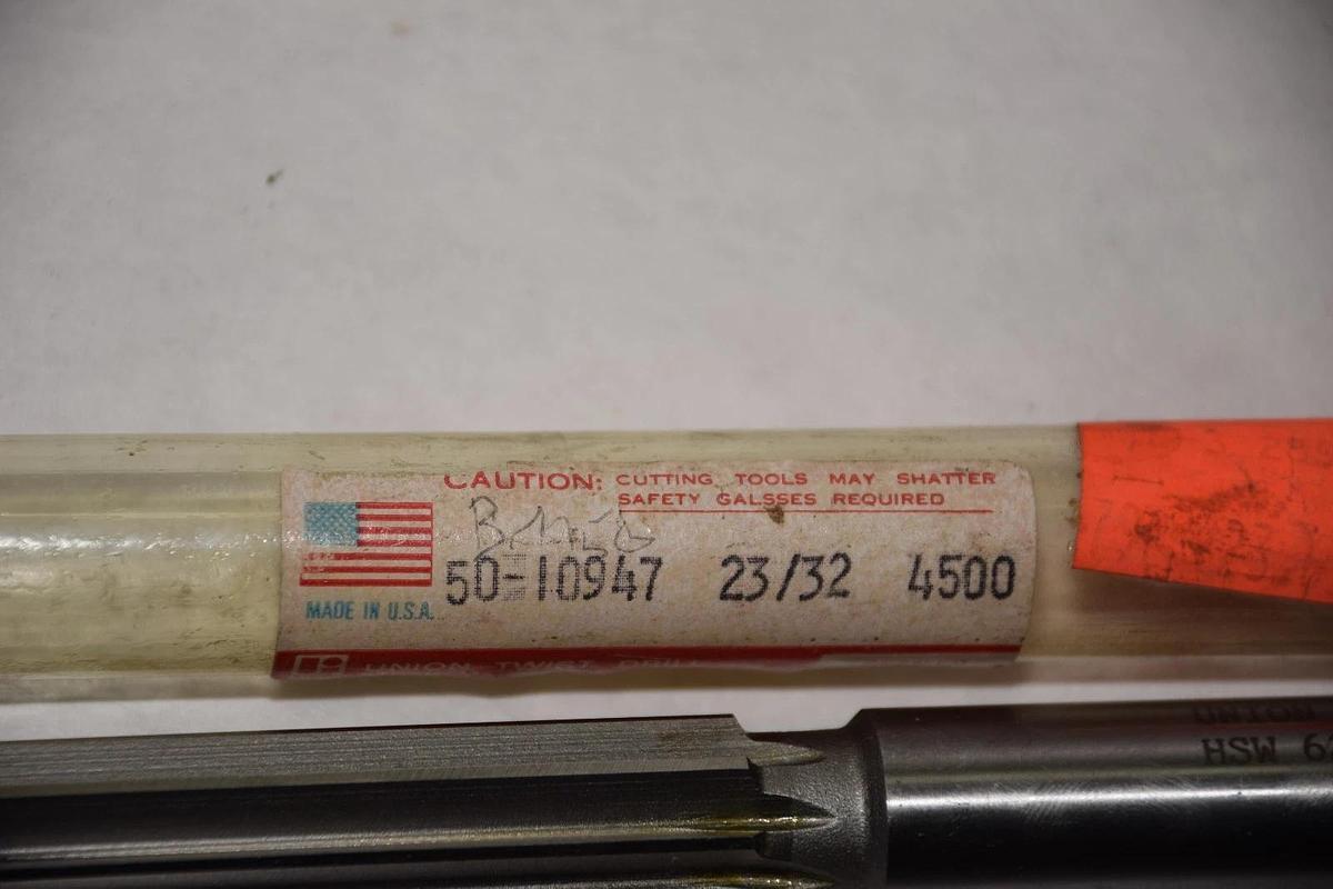 UNION TWIST HSW 620 50-10947 23/32 45000 REAMER NEW