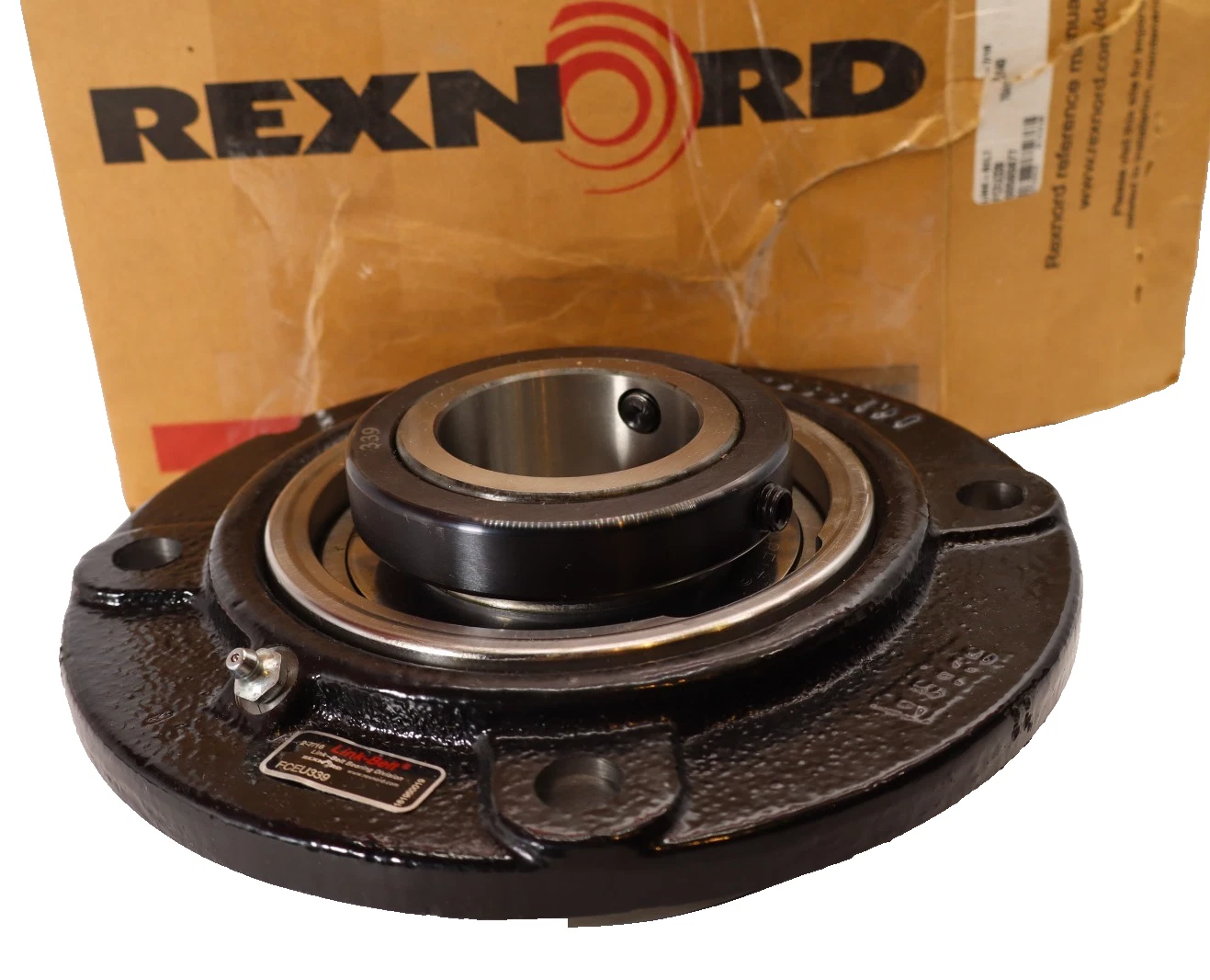 Rexnord Link-Belt Link Belt Linkbelt Flange Block Bearing FCEU339 2-7/16 (NOS)