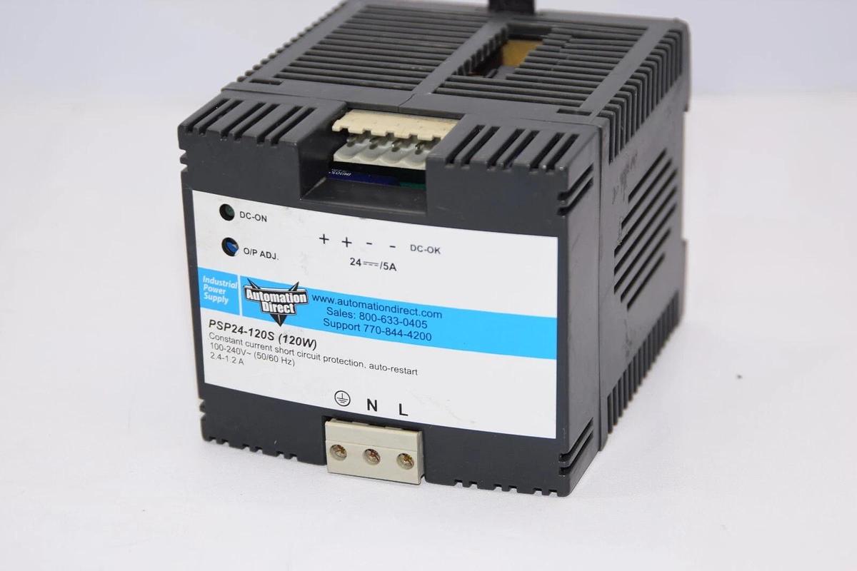 Used AUTOMATION DIRECT PSP24-120S 120w PSP24120S 2.4-1.2A Power Supply *Broken Casing