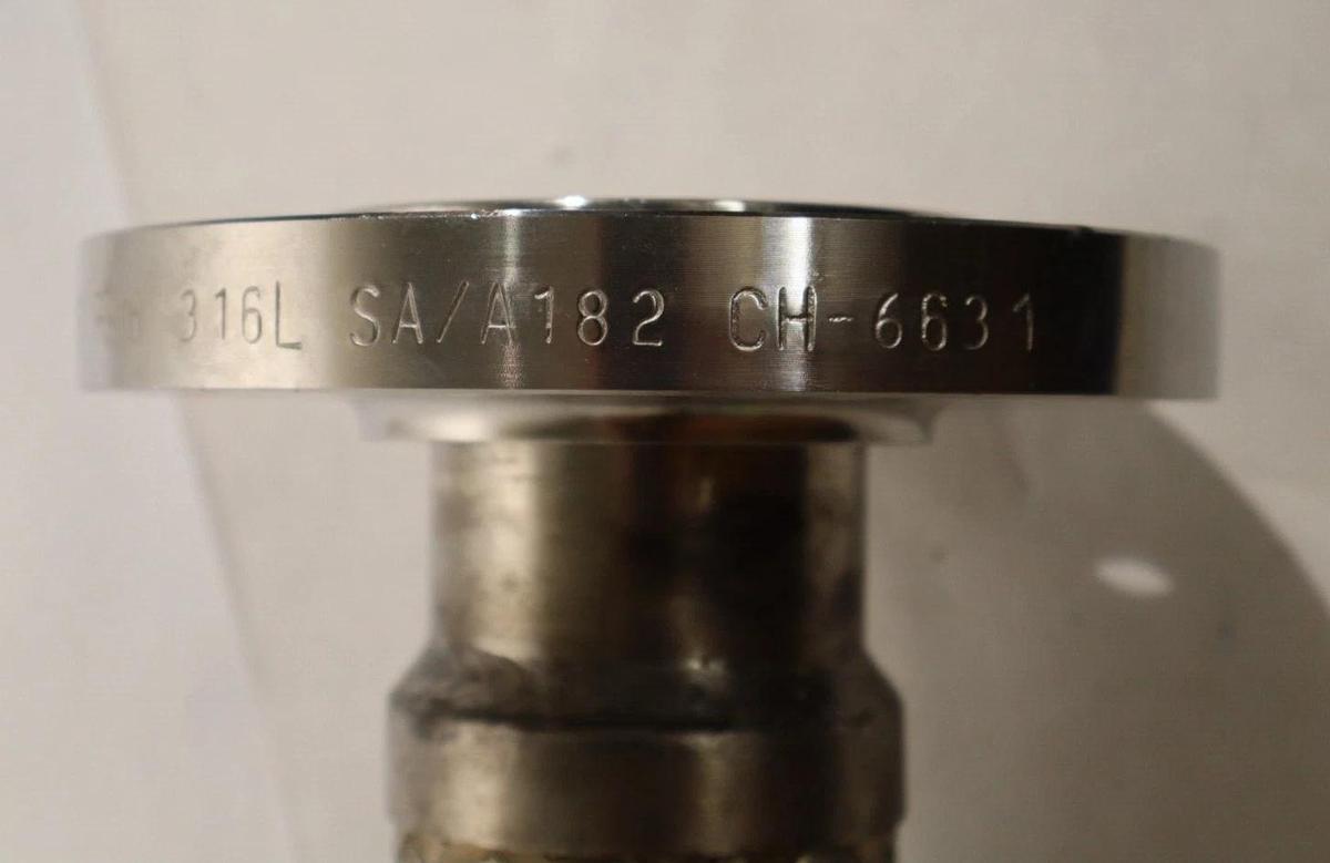 2" x 36" Braided SS Stainless Flexible Hose w/ Flange F316/316L SA/A182 NEW