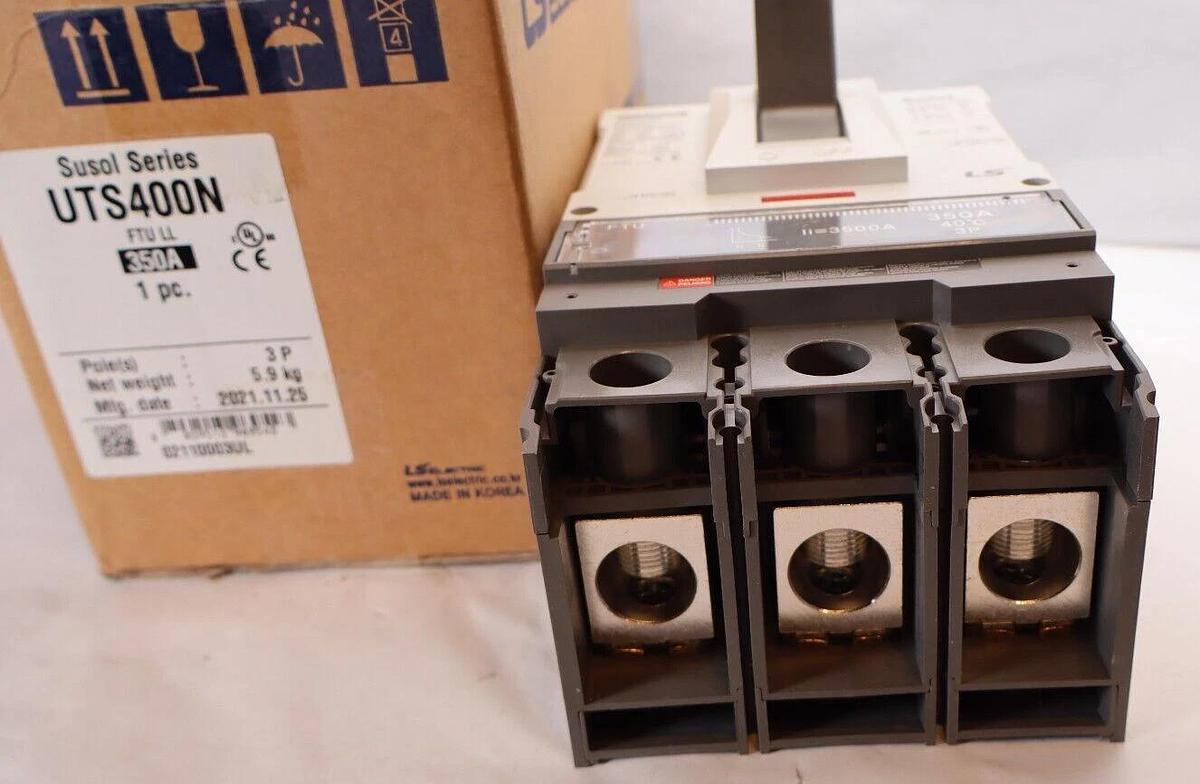 LS Electric Susol Circuit Breaker MCCB UTS400N-FTU-LL 350A 350 Amp 3p 3ph NEW