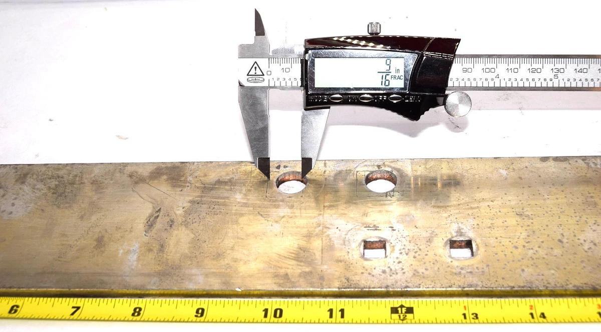 Used Buss Bar 24-1/2" x 3" x 1/4" Copper