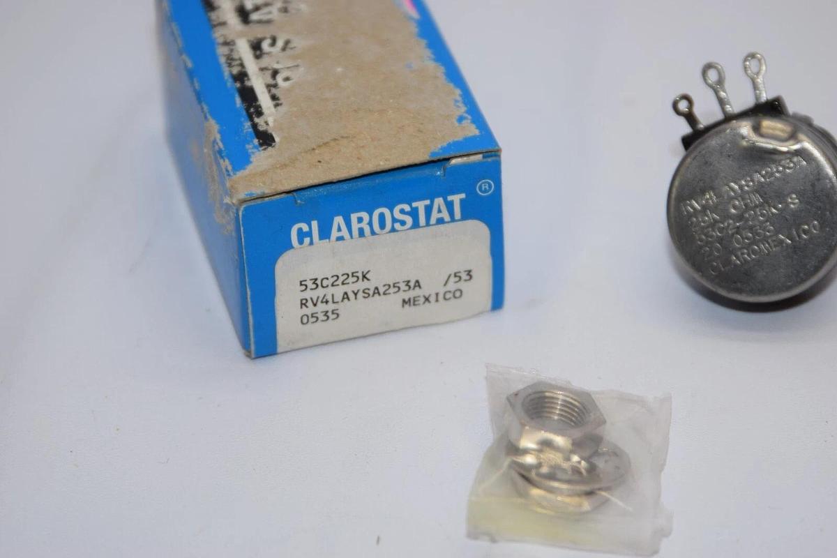 (NEW) CLAROSTAT 53C225K RV4LAYSA253A Potentiometer