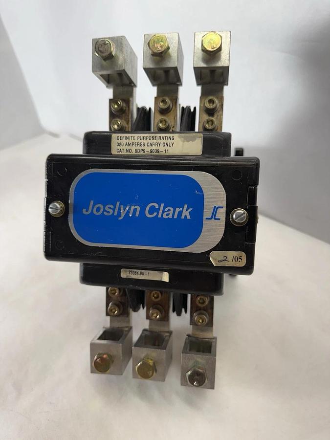 New, JOSLYN CLARK  Contactor  5DP9-9009-11, 120V Coil, 320A, 3 Pole, 5DP9900911
