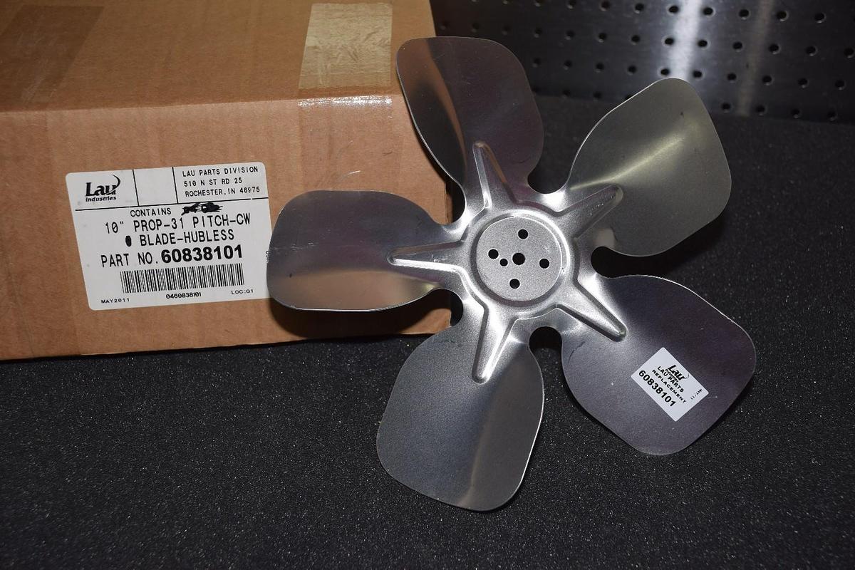 (1) Lau Industries 10" Prop-31 Pitch-CW Hubless Blade 60838101 NEW