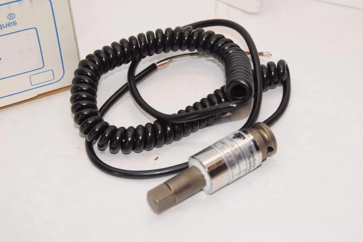 (NEW) TRANSDUCER TECHNIQUES SWS-50 Socket Wrench Torque Sensor 50' Lbs Capacity