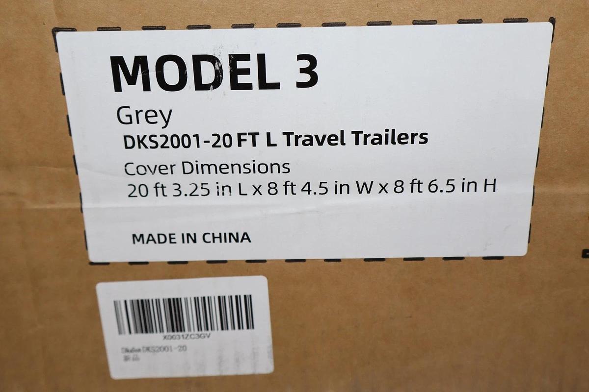 DikaSun 20' RV Travel Trailer Cover DKS2001-20 DKS2001-20FT Model 3 (New)