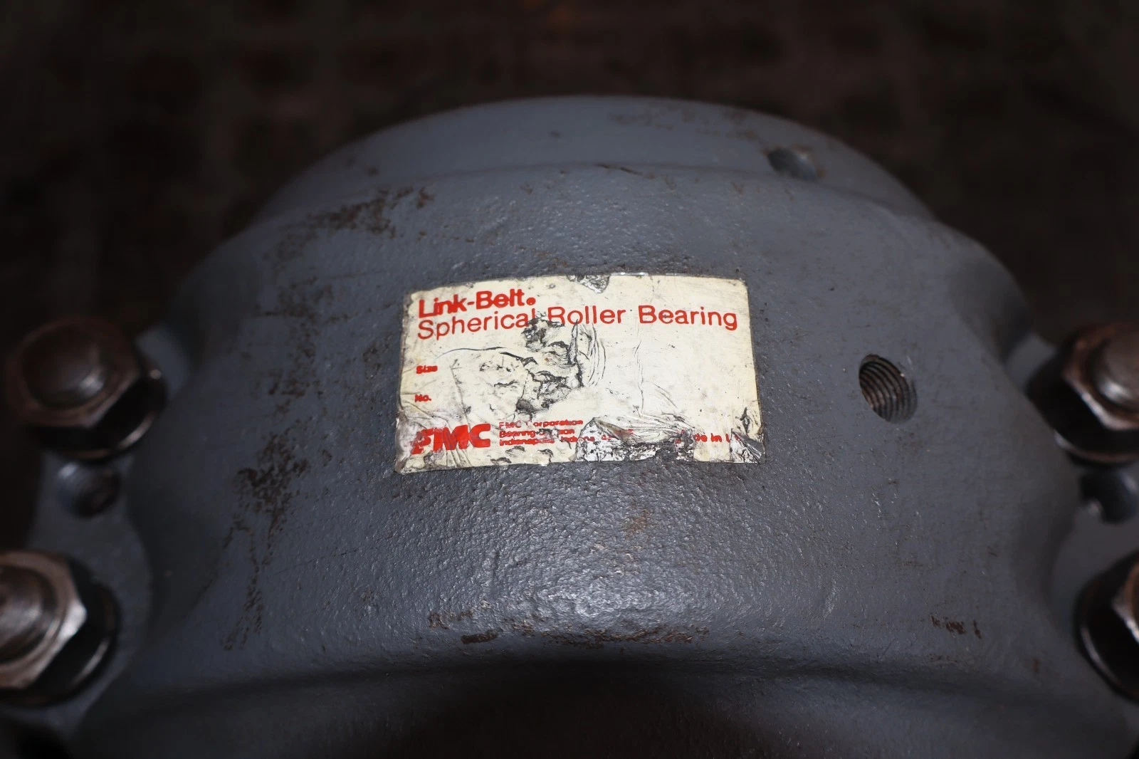 Refurbished Link-Belt Pillow Block HOUSING 4-Bolt 4-9/16" 4 9/16" Cast Iron (Refurbished)